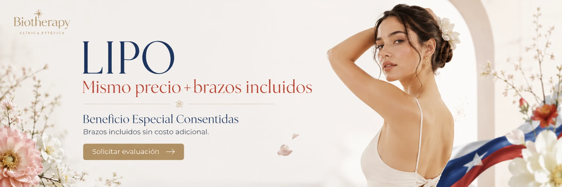 Lipo — Mismo precio + brazos incluidos, beneficio Especial Consentidas